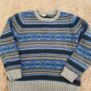 Boys Janie and Jack Fair Isle Sweater size 5